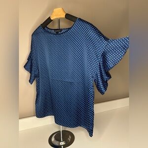Banana Republic Women’s Silk Blouse Blue Size Small